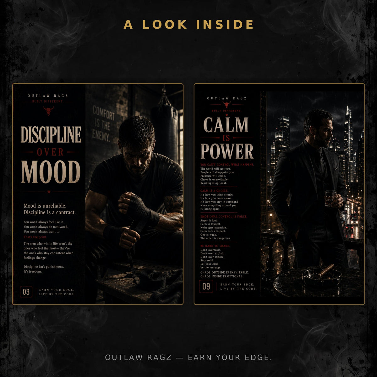 The Outlaw Playbook | Men's Discipline & Mindset Guide | Outlaw Ragz