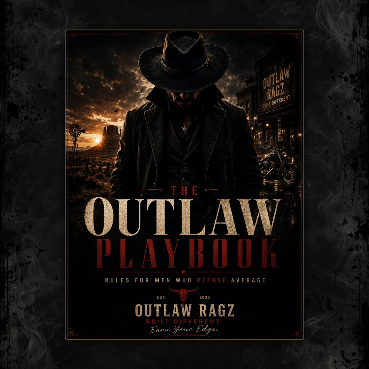 The Outlaw Playbook | Men's Discipline & Mindset Guide | Outlaw Ragz