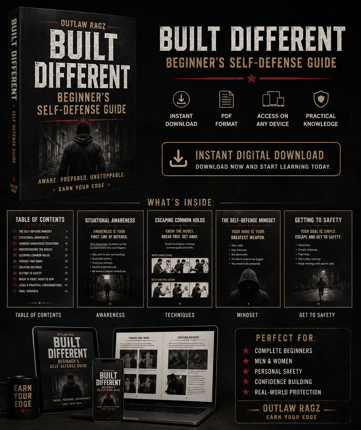 Built Different Self-Defense Guide | Outlaw Ragz