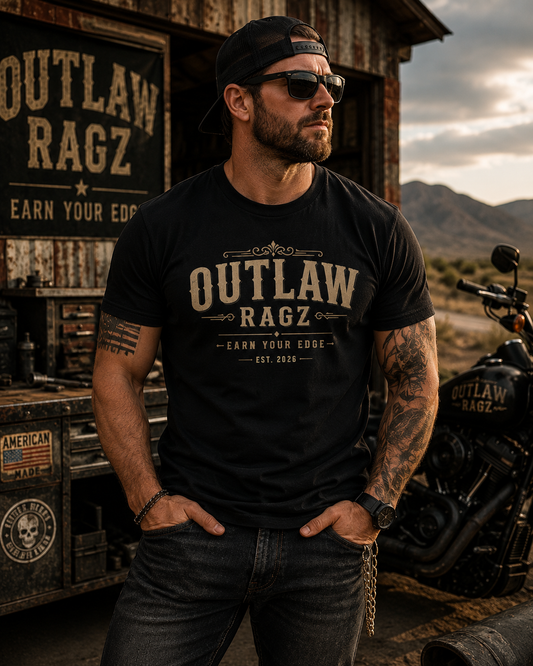Outlaw Ragz Classic | Earn Your Edge Men's T-Shirt