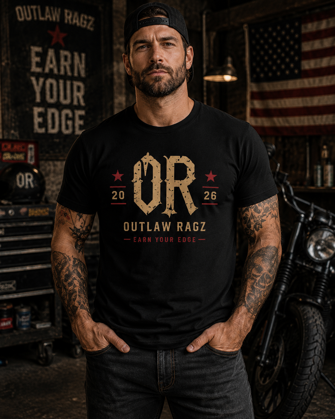 OR 2026 Premium Graphic Tee – Earn Your Edge