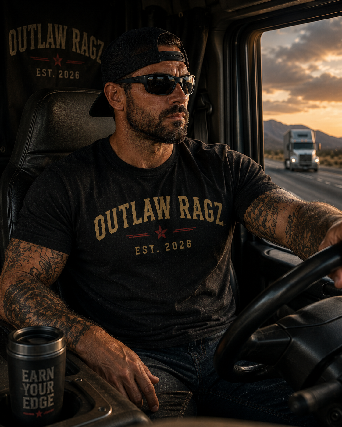 Outlaw Ragz Vintage Logo Tee – Est. 2026
