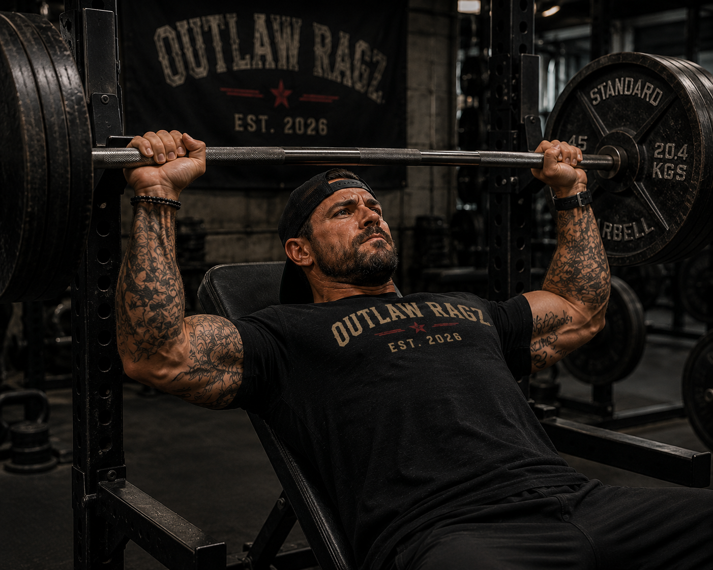 Outlaw Ragz Vintage Logo Tee – Est. 2026
