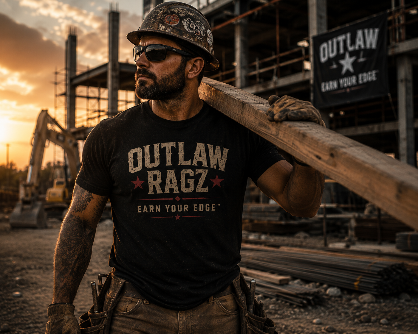Outlaw Ragz Classic Logo Tee – Earn Your Edge