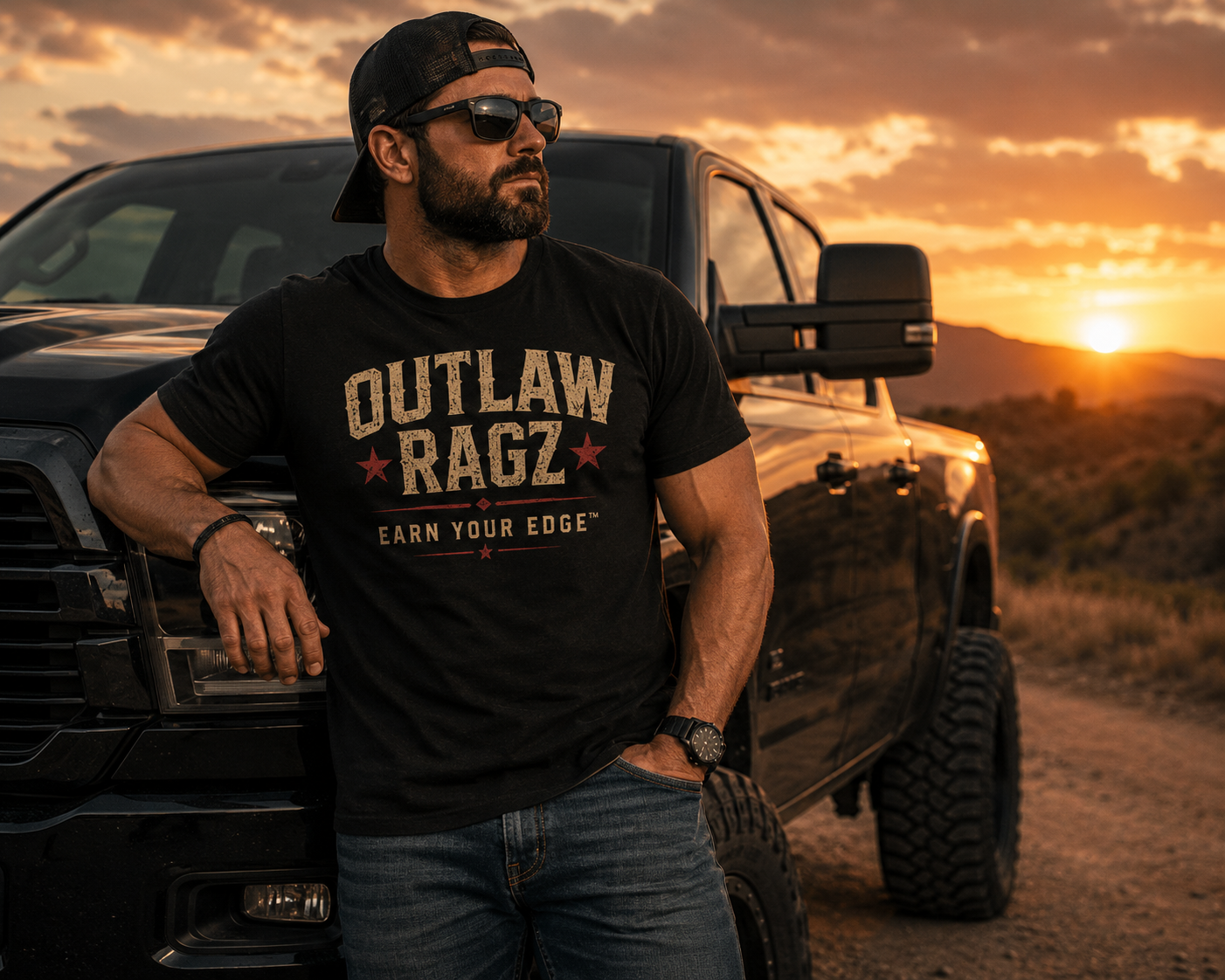 Outlaw Ragz Classic Logo Tee – Earn Your Edge
