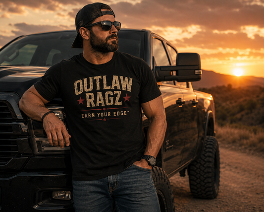 Outlaw Ragz Classic Logo Tee – Earn Your Edge