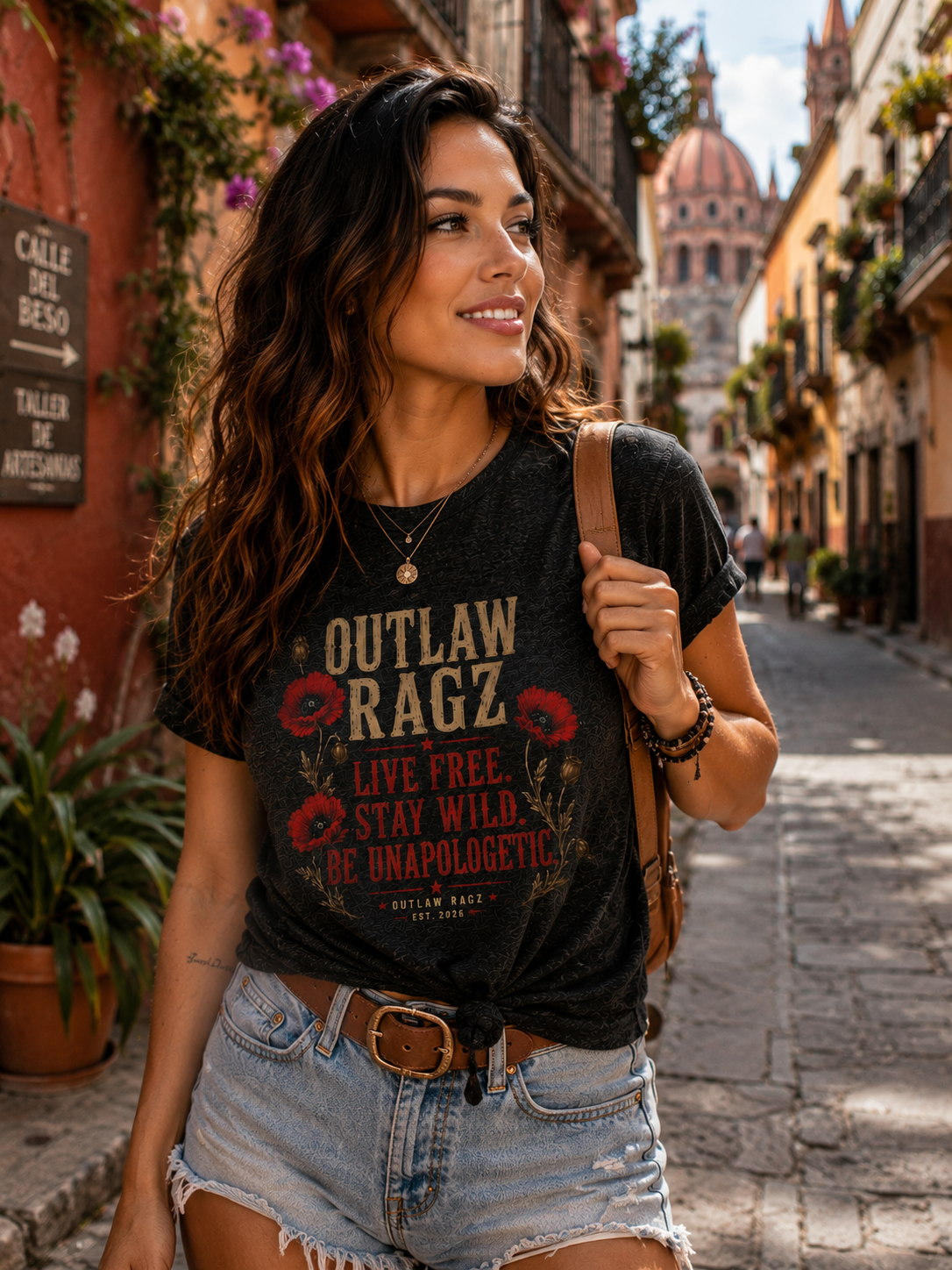 Outlaw Ragz Unapologetic | Live Free Women's T-Shirt